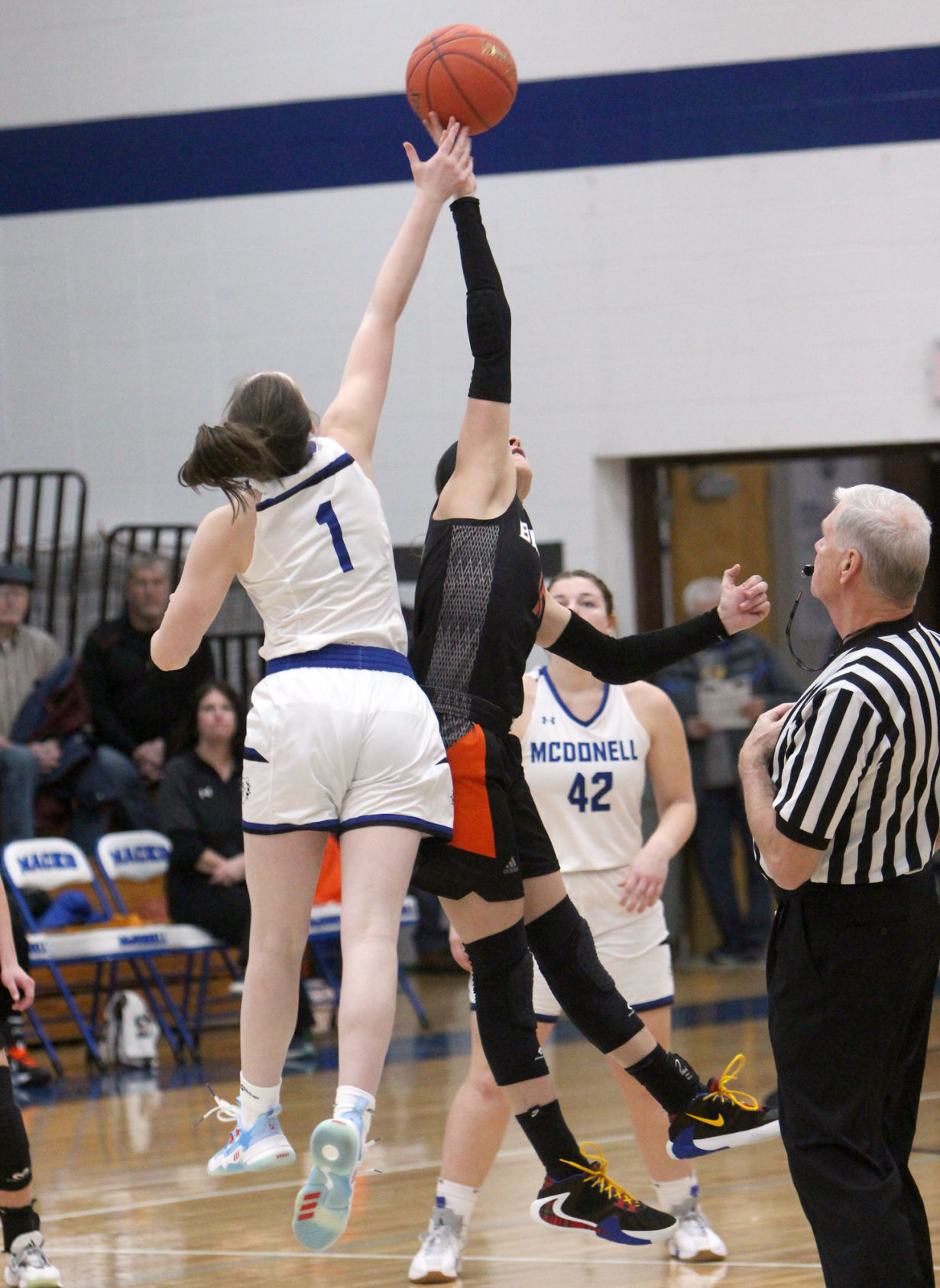 Bloomer at McDonell girls basketball 1-22-22